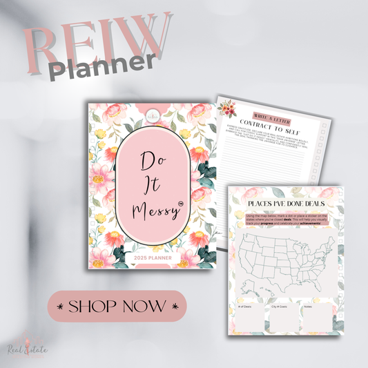 REI + Mindset Planner (Floral Version)